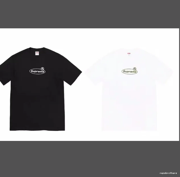 Banner sleeved S White Logo Warning L 22FW M Tee T-shirt Short Black XL and Warning 0810